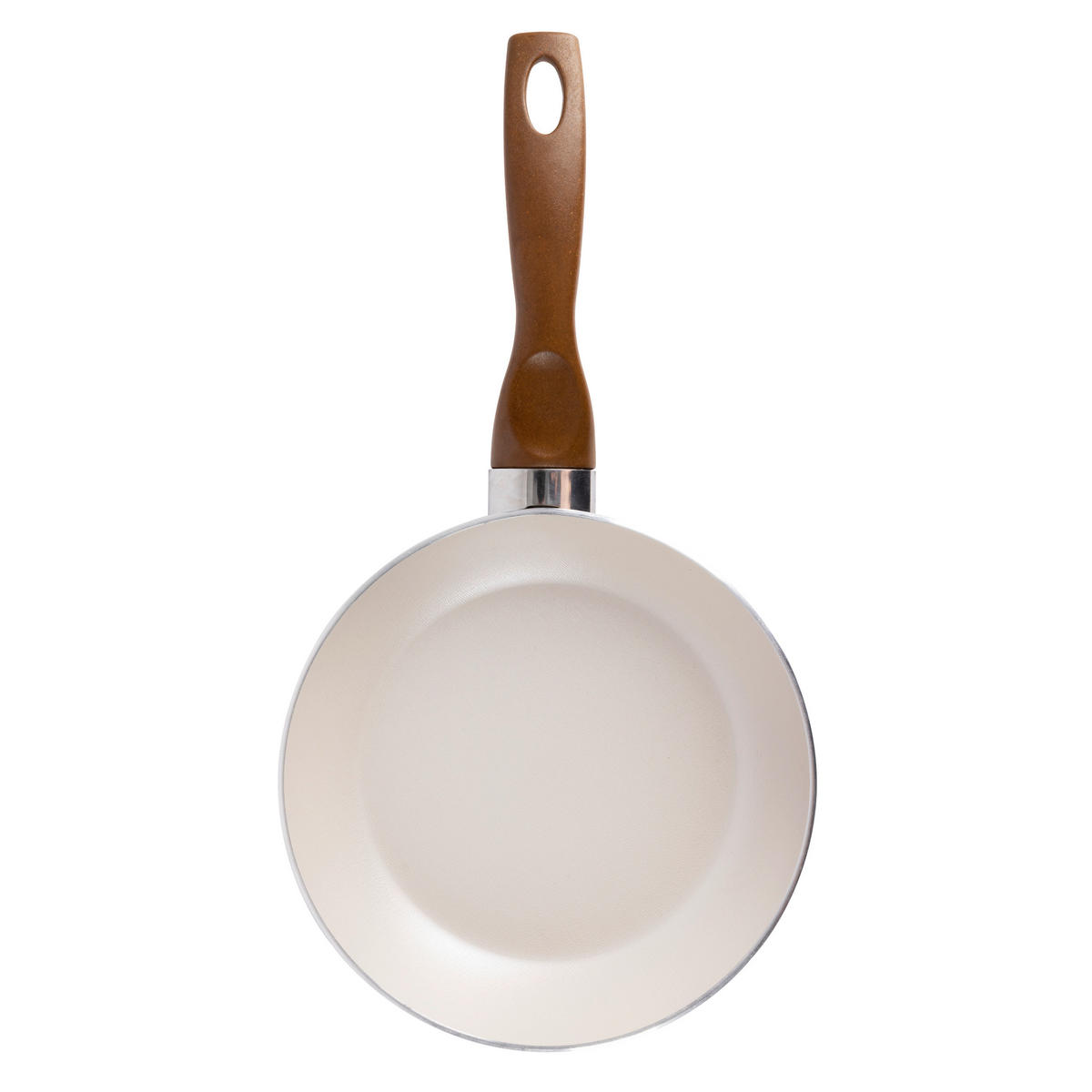 PFANNENSET Aluminium 3-teilig  - Braun/Weiß, Basics, Kunststoff/Metall (47/26/15cm)