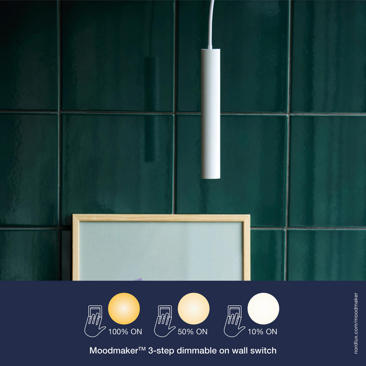 HÄNGELEUCHTE Omari 3/20 cm   - Weiß, KONVENTIONELL, Metall (3/20cm) - Nordlux