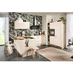 ECKKÜCHE  in Hellbraun, Magnolie  - Hellbraun/Magnolie, Design, Holzwerkstoff/Metall (192/280/150cm) - Xora
