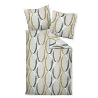BETTWÄSCHE DAVOS Biber 135/200 cm  - Beige/Orange, Basics, Textil (135/200cm) - Janine