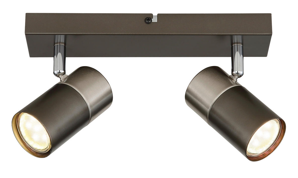 STRAHLER Solin 26/6/12 cm  - Schwarzchrom/Nickelfarben, Design, Metall (26/6/12cm) - Globo