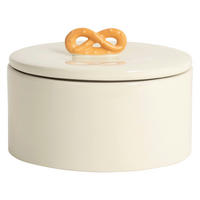 KUTIJA ZA HRANU     - krem, Osnovno, keramika (17,6/12cm) - Gusta
