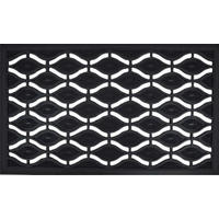 LÁBTÖRLŐ 45/75 cm  - fekete/fehér, Basics, műanyag (45/75cm)