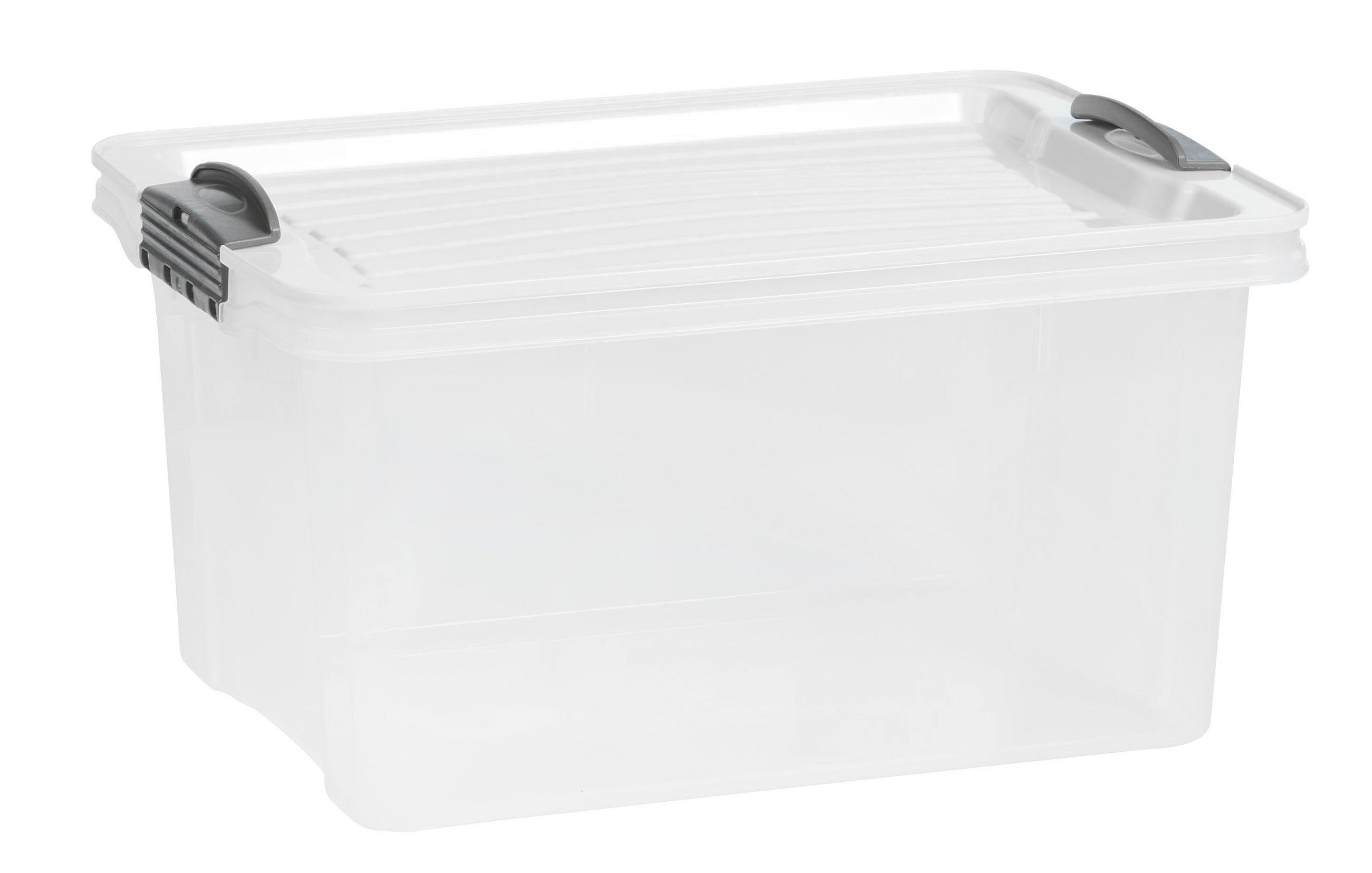 AUFBEWAHRUNGSBOX     - Weiß, KONVENTIONELL, Kunststoff (18,5/15/27cm) - Rotho