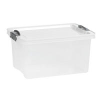 AUFBEWAHRUNGSBOX     - Weiß, KONVENTIONELL, Kunststoff (18,5/15/27cm) - Rotho