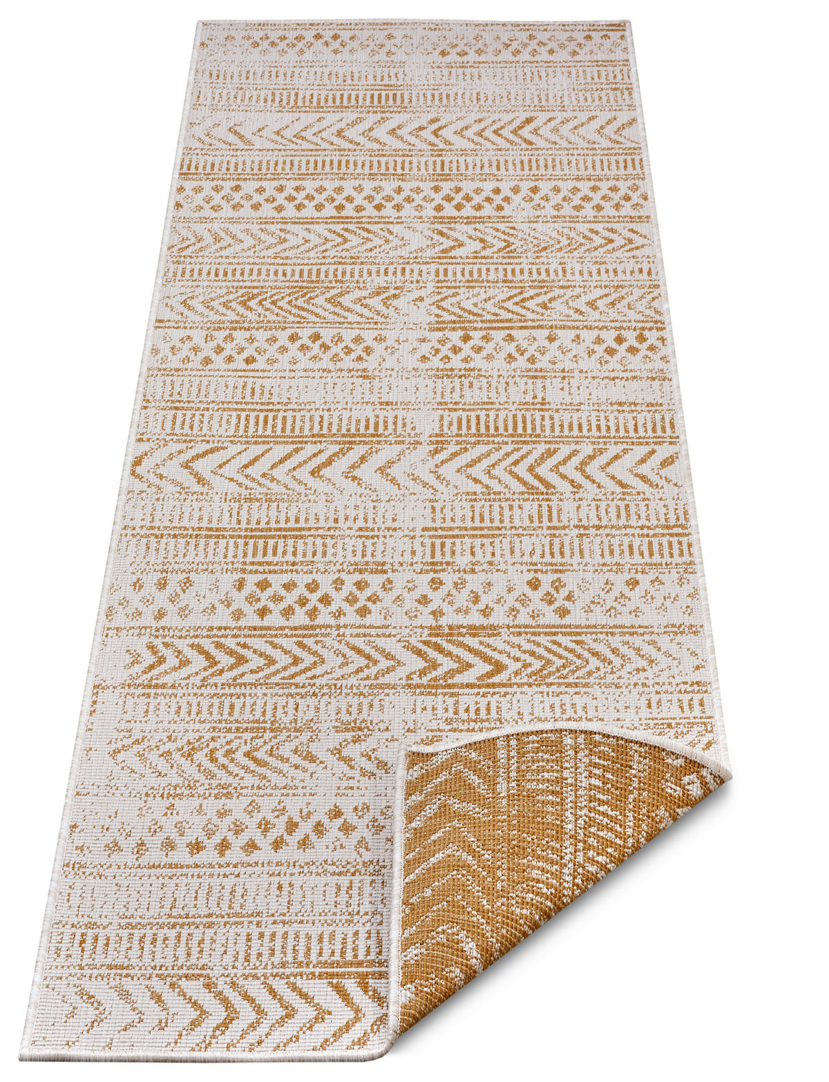 LÄUFER 80/350 cm Twin Supreme  - Creme/Honig, Design, Kunststoff (80/350cm)