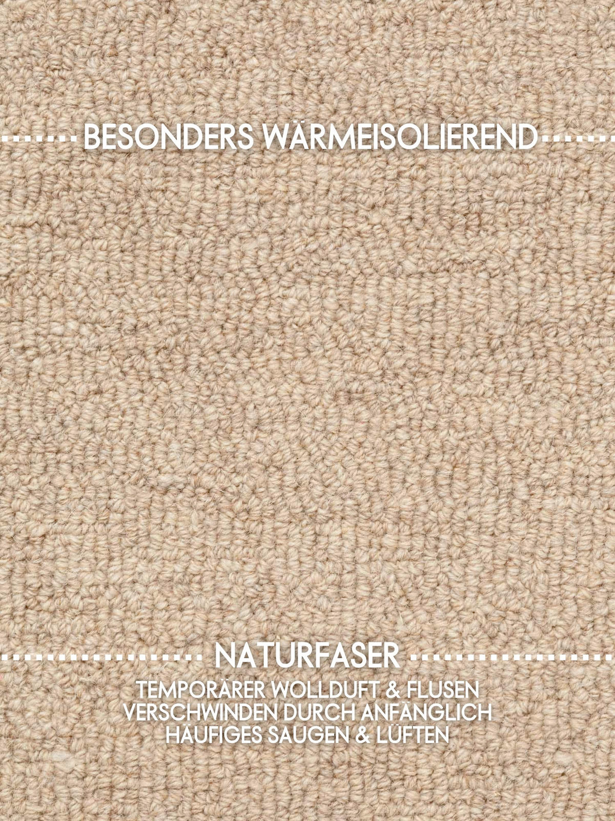 WOLLTEPPICH 200/290 cm Puristic Beige rechteckig  - Beige, Basics, Textil (200/290cm) - Elle Decoration