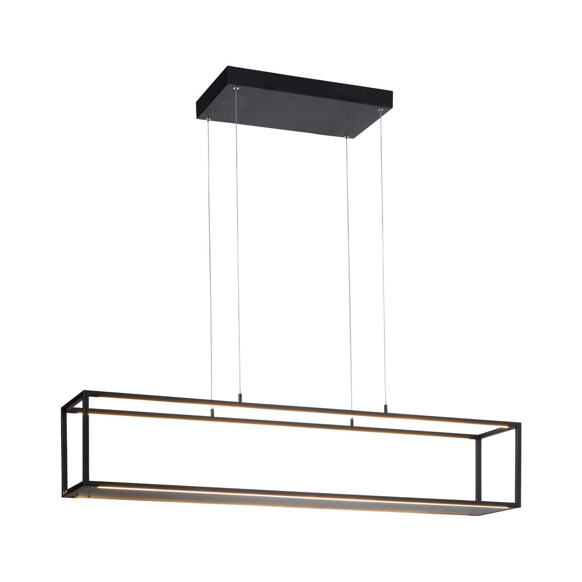 VISEČA LED-SVETILKA  Contura 42 W/960 lm/3000 K/230 V/ - črna, Trendi, kovina/umetna masa (105/20/120cm)