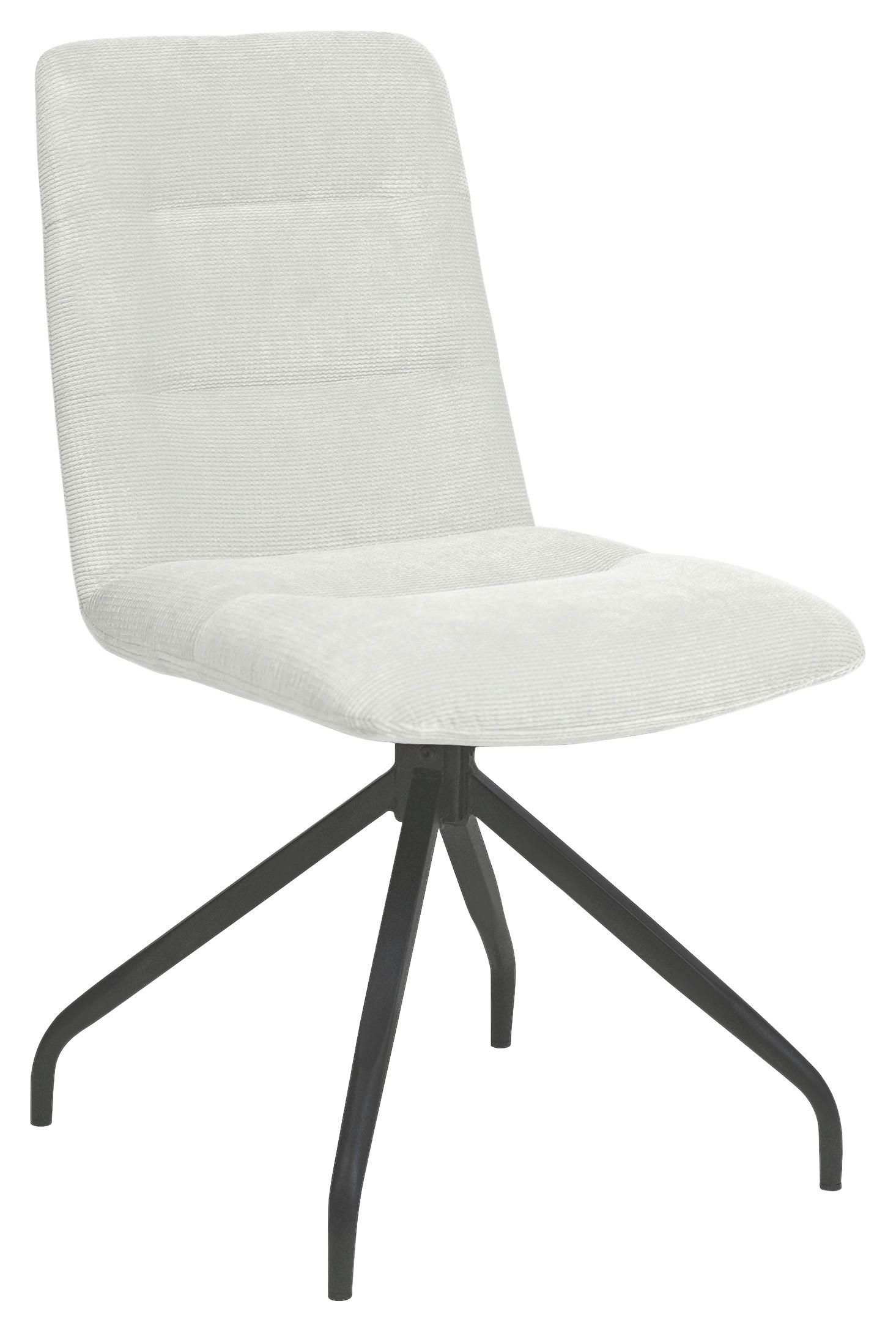 STUHL Webstoff Beige  - Beige/Schwarz, Design, Textil/Metall (50/90/63cm) - Carryhome