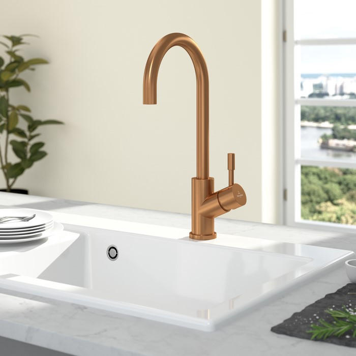 KÜCHENARMATUR 92530004  - Bronzefarben, Basics, Metall (4,5/40,5/21,5cm) - Villeroy & Boch