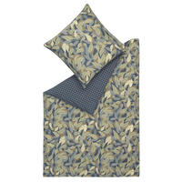 WENDEBETTWÄSCHE E-Macy Satin  - Blau/Braun, Basics, Textil (155/220cm) - Esprit