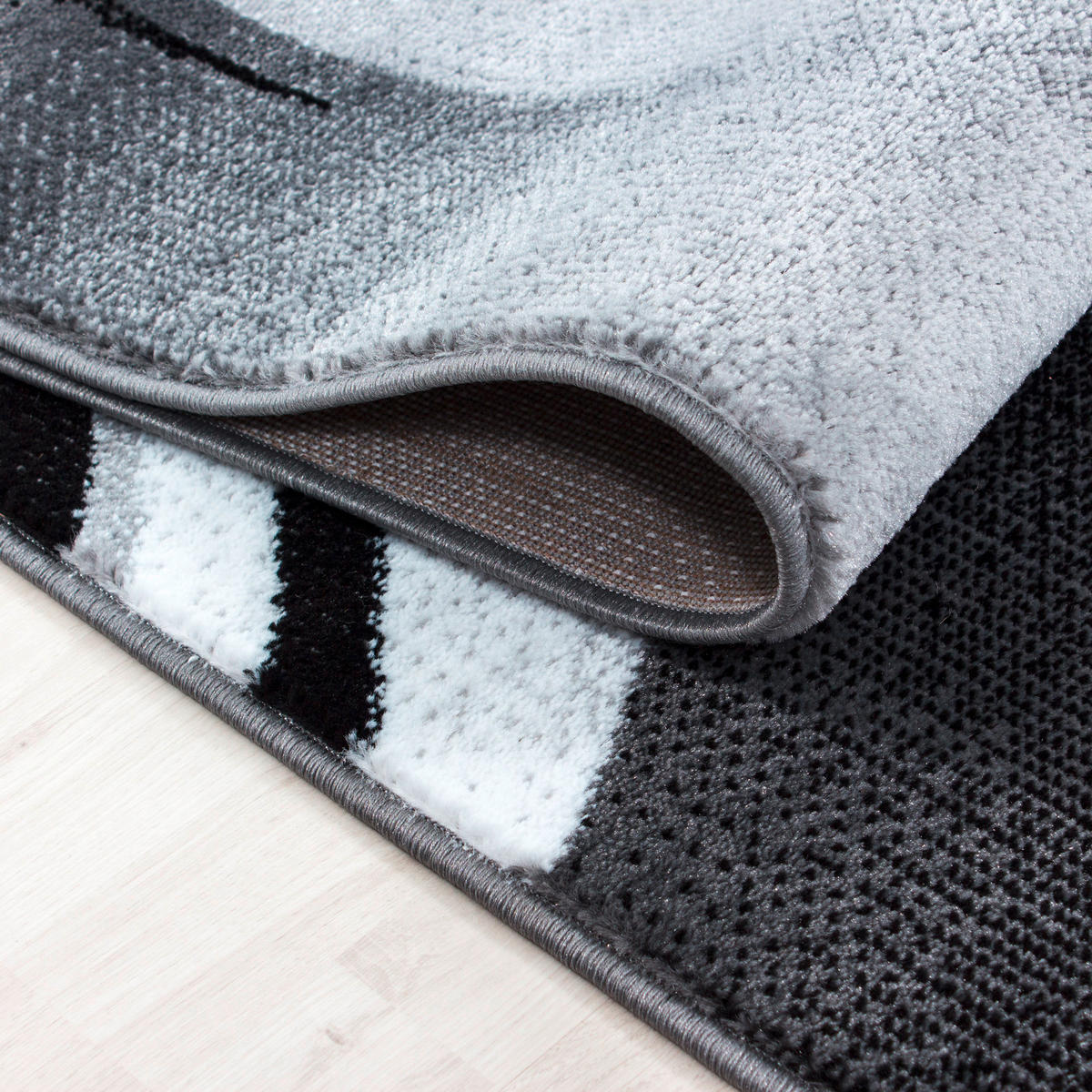 FLACHWEBETEPPICH 280/370 cm Parma Schwarz  - Schwarz, Design, Textil (280/370cm) - Novel