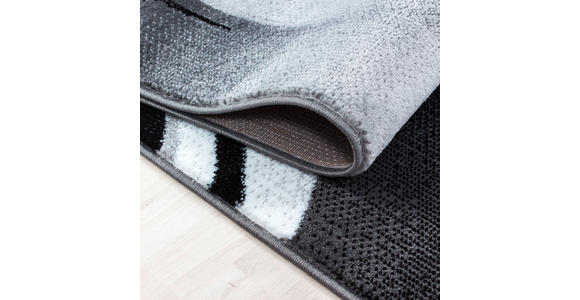 FLACHWEBETEPPICH 140/200 cm Parma Schwarz - Schwarz, Design, Textil (140/200cm) - Novel