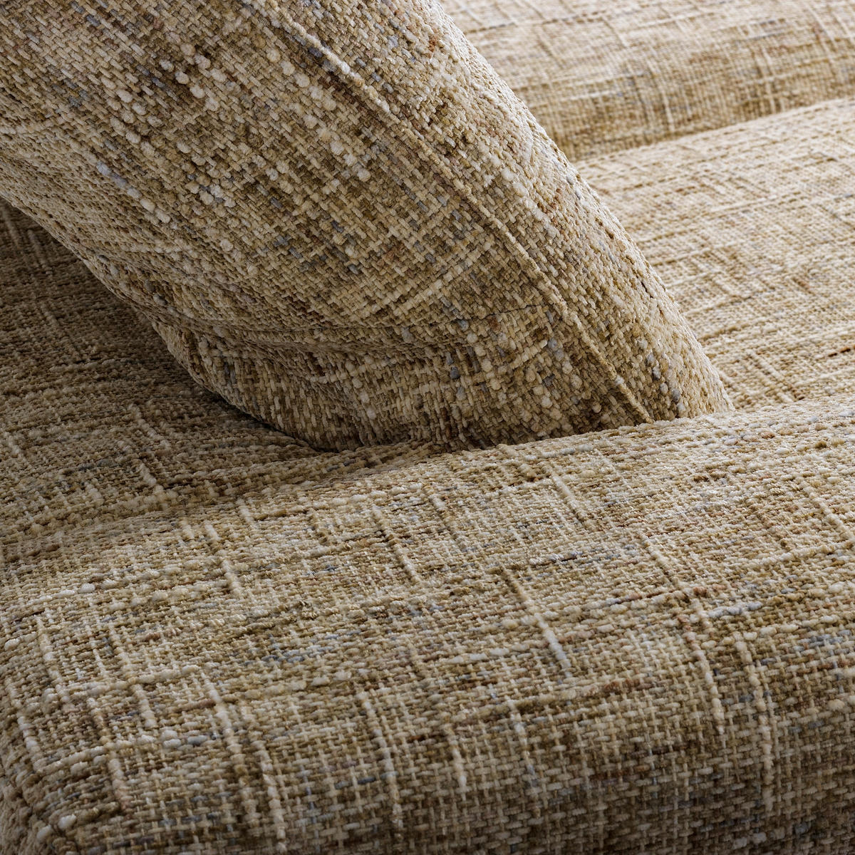 ECKSOFA PORTLAND in Struktur Hellbraun Kopfteilverstellung  187/295 cm  - Chromfarben/Hellbraun, Design, Holz/Textil (187/295cm) - Livetastic