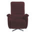 RELAXSESSEL Echtleder - Chromfarben/Dunkelrot, Design, Leder/Metall (80/109/88cm) - Beldomo Premium RELAXSESSEL Echtleder - Chromfarben/Dunkelrot, Design, Leder/Metall (80/109/88cm) - Beldomo Premium