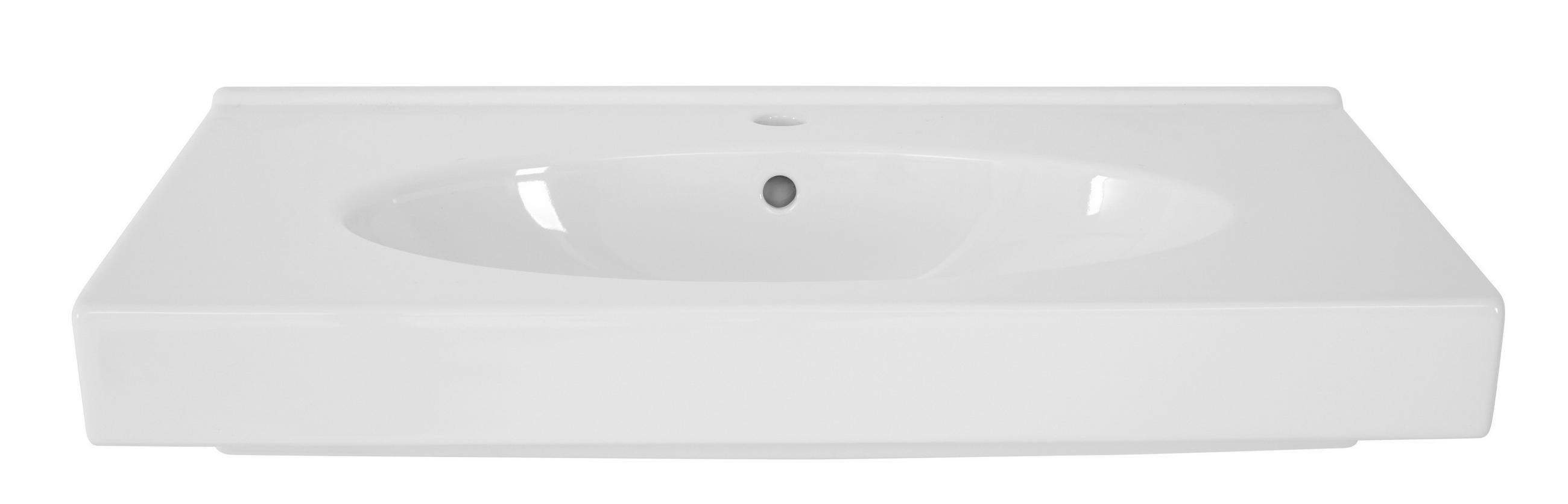 UMYVADLO, 80/7/48 cm - bílá, Design, keramika (80/7/48cm) - Xora