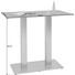 BARTISCH in Metall, Glas 120/70/105 cm - Edelstahlfarben/Grau, Design, Glas/Metall (120/70/105cm) - Dieter Knoll BARTISCH in Metall, Glas 120/70/105 cm - Edelstahlfarben/Grau, Design, Glas/Metall (120/70/105cm) - Dieter Knoll