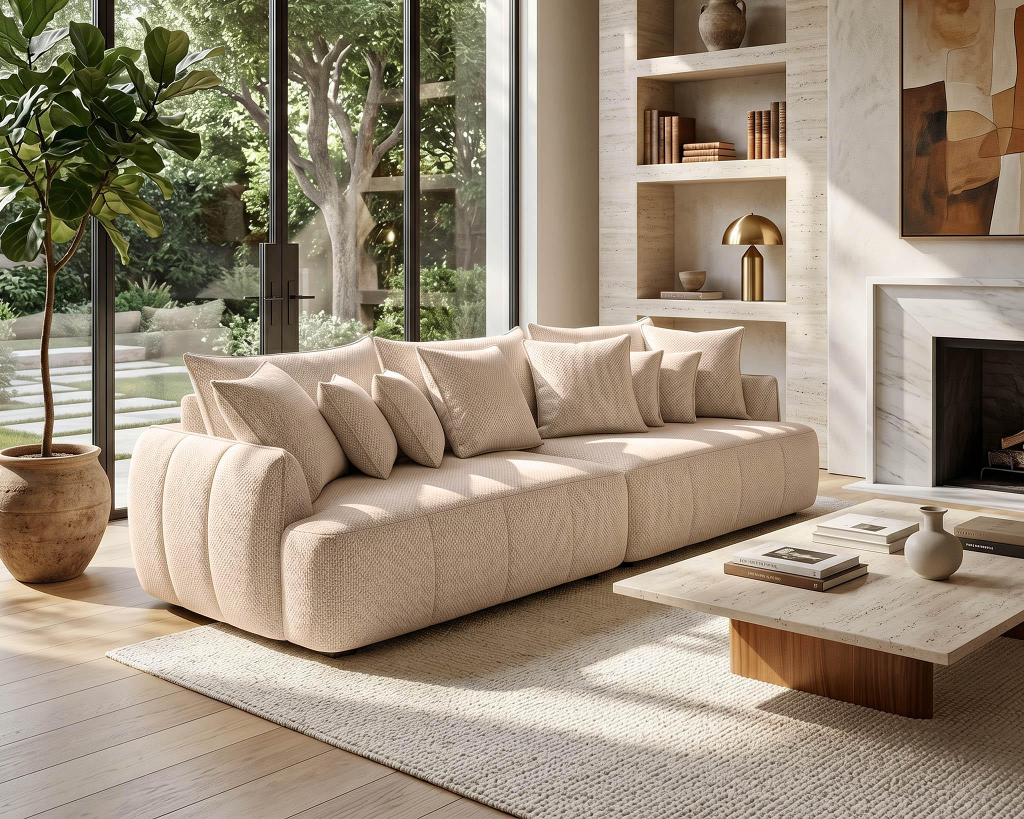 SOFA  - Konvencionalno, drvo (282/130/94cm) - Hom`in