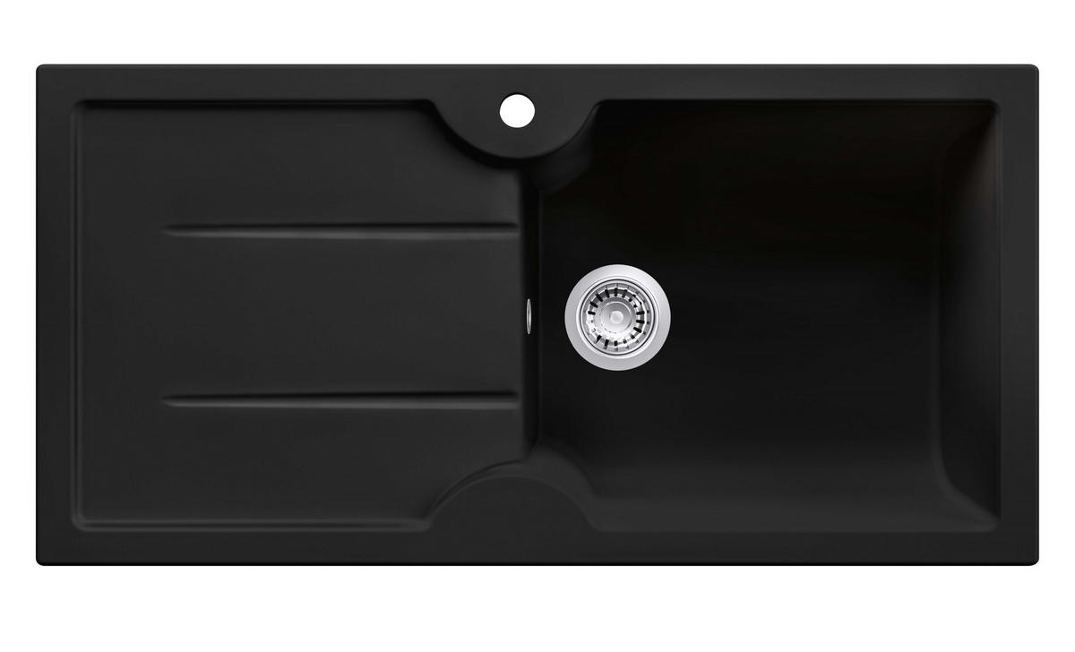 SPÜLE 106204  - Schwarz, Basics, Keramik (100/50/17,5cm) - HKT