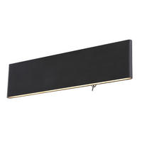 LED SVJETILJKA ZIDNA Siegfried  - bijela/crna, Basics, metal/plastika (29,5/4,5/8cm)