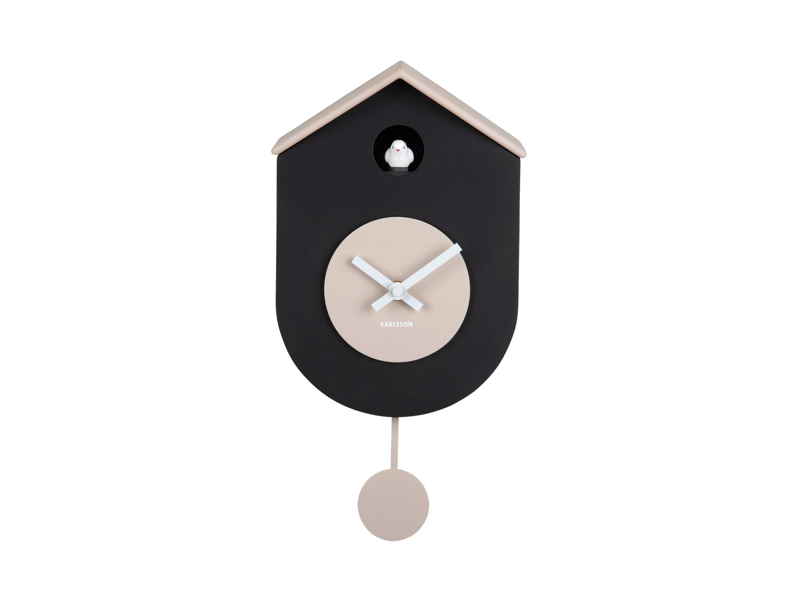 WANDUHR Grato Schwarz  - Schwarz, Basics (17.5/9/33cm) - Karlsson