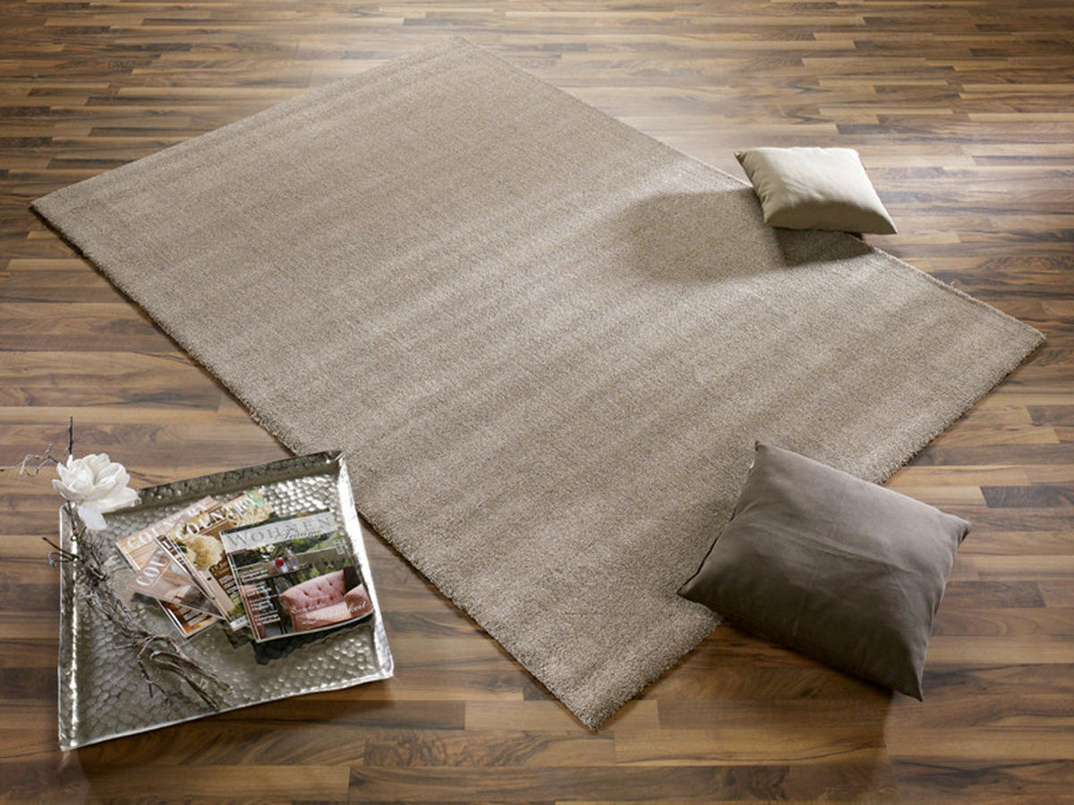 WEBTEPPICH Louvre Melange 80/150 cm Creme, Beige  - Beige/Creme, Basics, Textil (80/150cm) - Novel