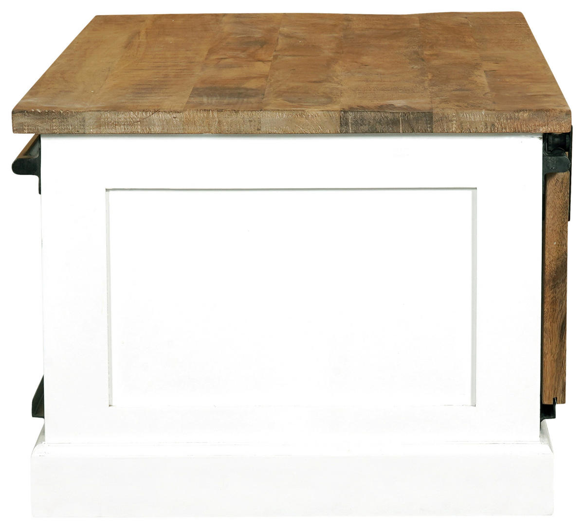 KONFERENČNÝ STOLÍK, prírodná farba, čierna, biela, drevo, 60/120/45 cm - čierna/biela, Lifestyle, drevo (60/120/45cm) - MID.YOU