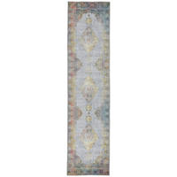 LÄUFER 76/300 cm Grau, Multicolor  - Multicolor/Grau, LIFESTYLE, Textil (76/300cm) - Novel