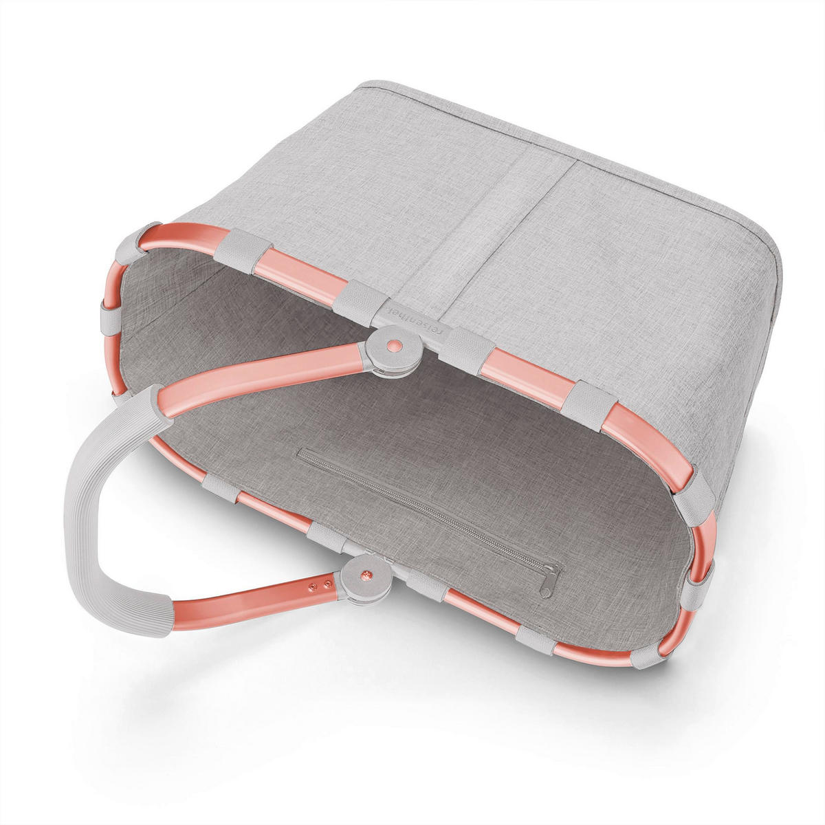 EINKAUFSKORB  - Roségold/Grau, Basics, Kunststoff/Textil (49/29/28cm) - Reisenthel
