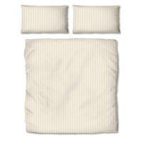 BETTWÄSCHESET 2-teilig Damast 200/200 cm  - Creme, Konventionell, Textil (200/200cm) - Dieter Knoll