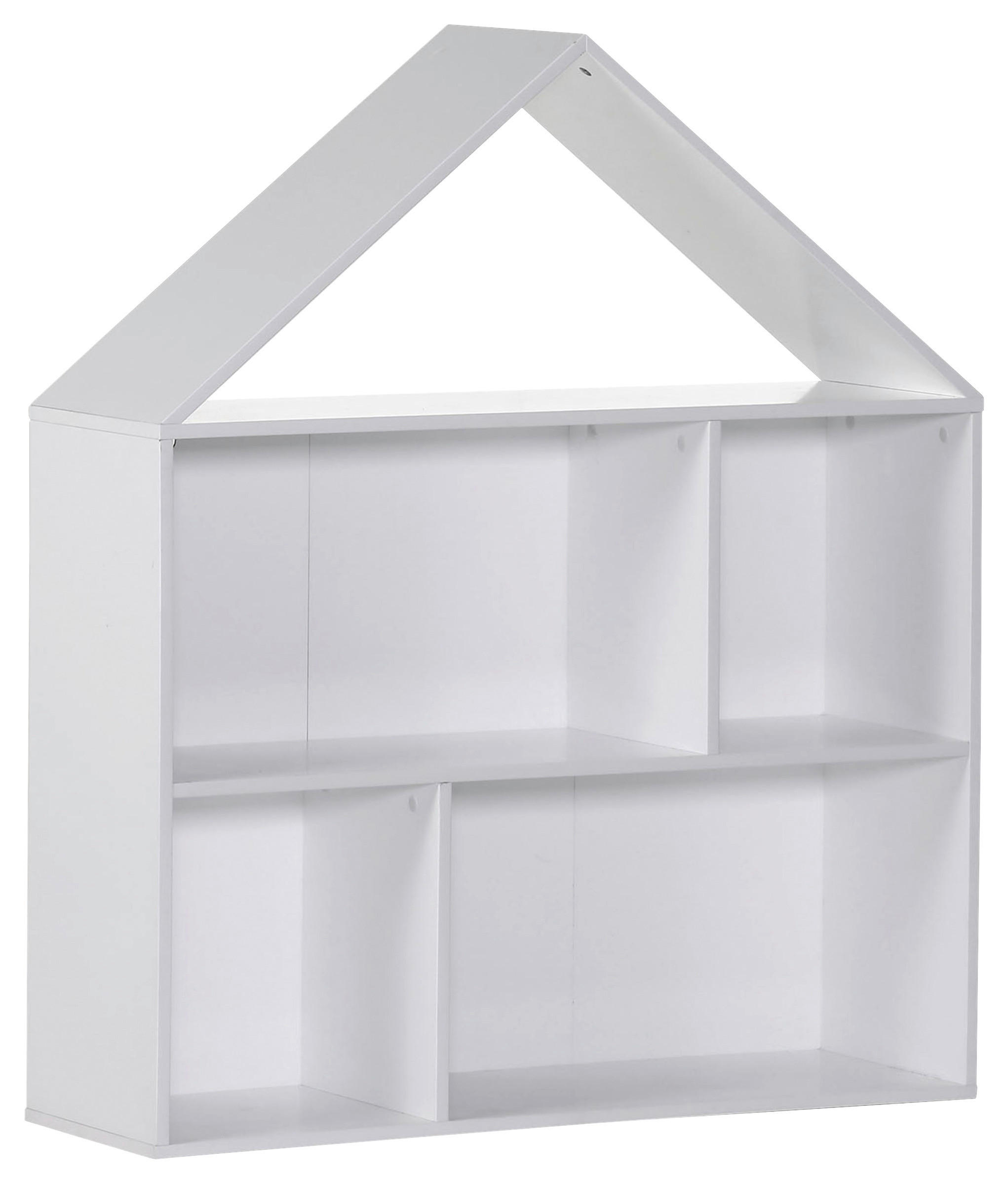 KINDERREGAL Anouk Weiß  - Weiß, KONVENTIONELL, Holzwerkstoff (98/112/30cm)