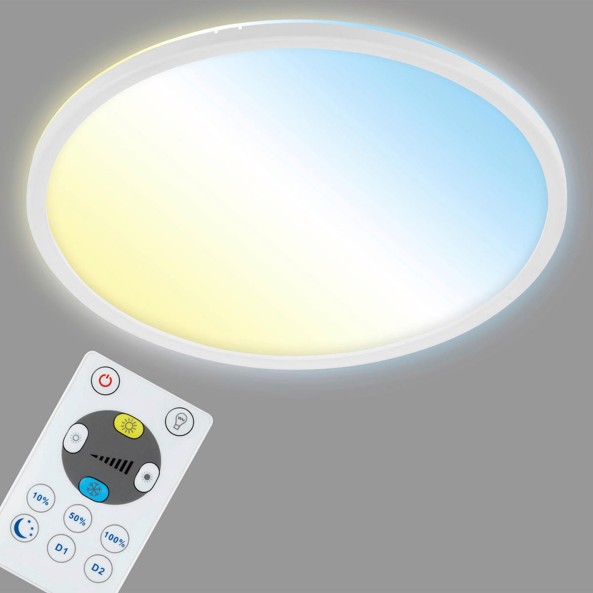 LED SVJETILJKA STROPNA  - bijela, Basics, plastika (29/3cm)