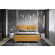 BOXBETT 180/200 cm  in Orange, Currygelb  - Chromfarben/Currygelb, Design, Holz/Holzwerkstoff (180/200cm) - Esposa