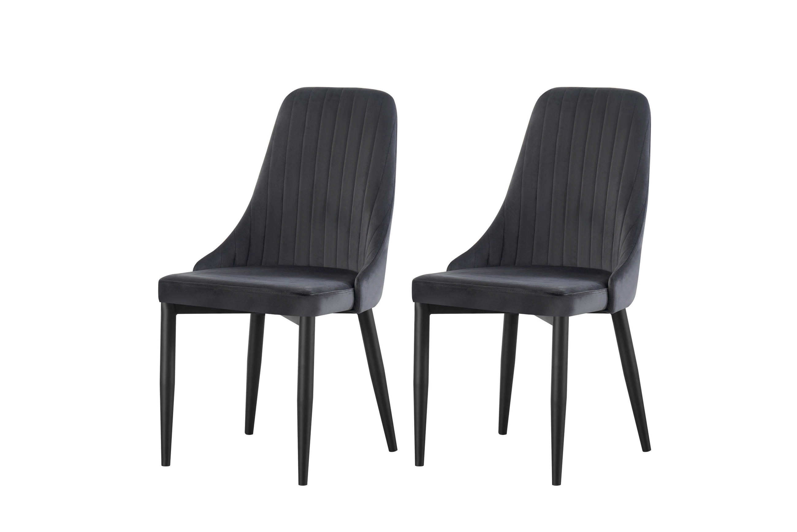Set De Scaune din textil, antracit