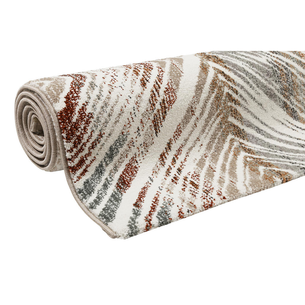 Thumbnail - Esprit Webteppich Cuba, Grün, Mehrfarbig, Rost, Textil, Abstraktes, rechteckig, 200x290 cm, Textiles Vertrauen - Oeko-Te...