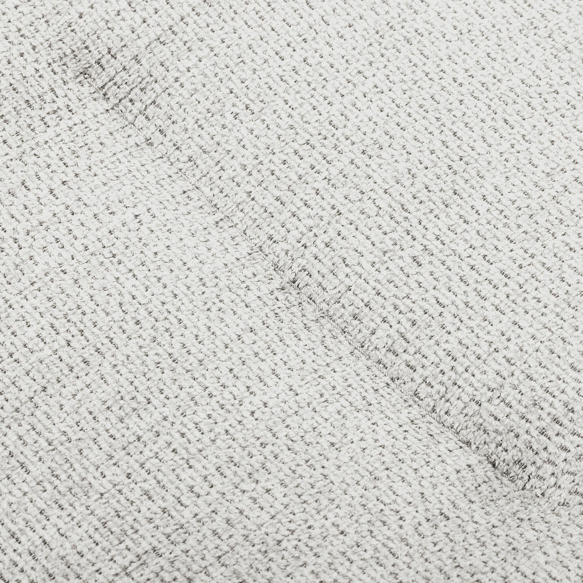 SESSELSET in Chenille Weiß  - Schwarz/Weiß, Design, Textil/Metall (67/87/74cm) - Livetastic