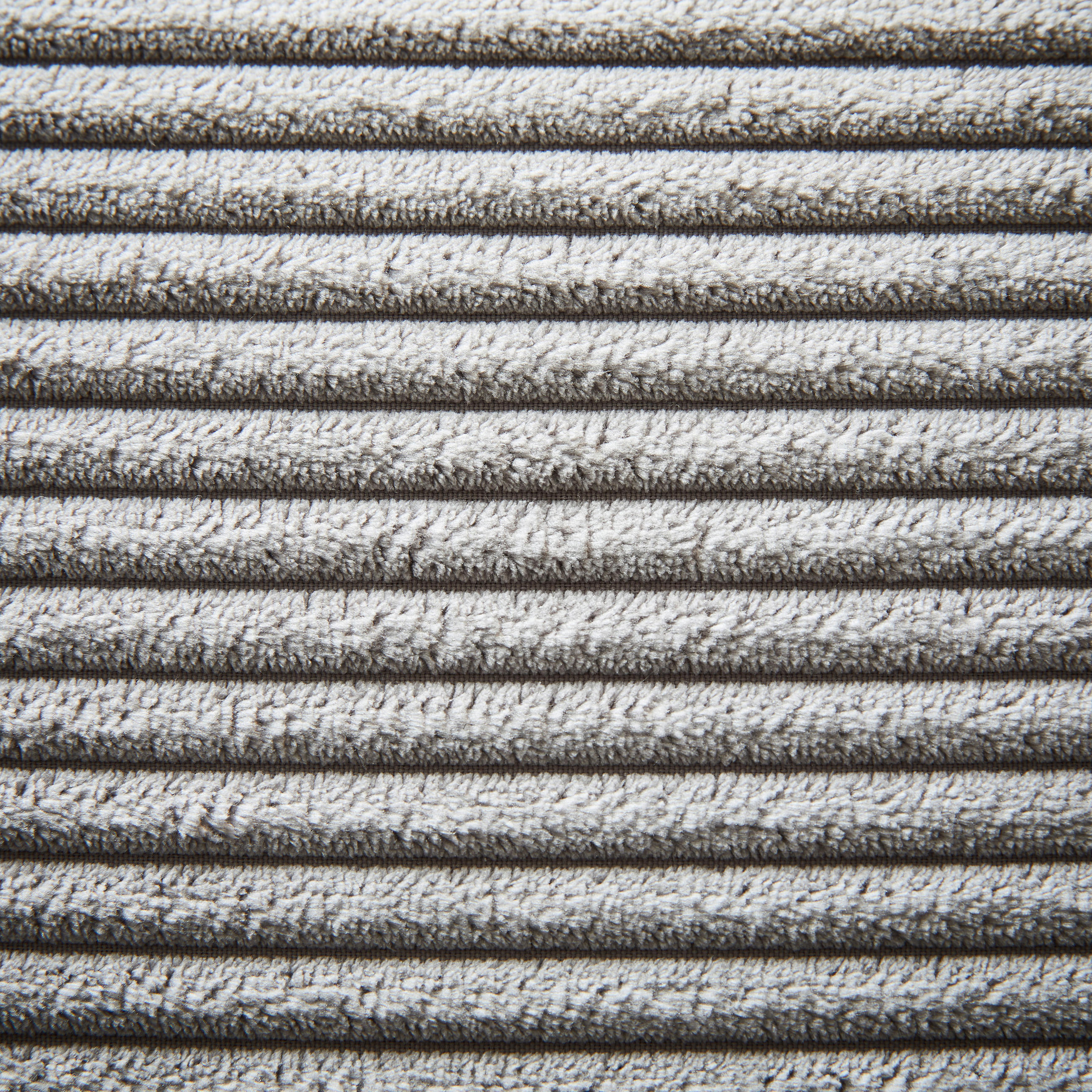 ECKSOFA inkl. Funktionen Hellgrau Cord  - Silberfarben/Hellgrau, Design, Textil/Metall (257/226cm) - Xora
