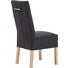 STUHL Lederlook Anthrazit - Anthrazit, Design, Holz/Textil (44/103/63cm) - Carryhome