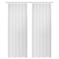 SCHLAUFENSCHAL  blickdicht   130/245 cm 2 Stück  - Weiß, Basics, Textil (130/245cm)