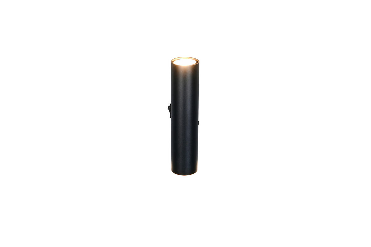 WANDLEUCHTE Taryn 4/18/7 cm   - Schwarz, Design, Metall (4/18/7cm)