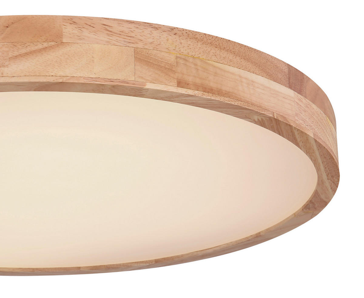 STROPNÍ LED SVÍTIDLO, 60/10,5 cm  - bílá/přírodní barvy, Natur, kov/plast (60/10,5cm)