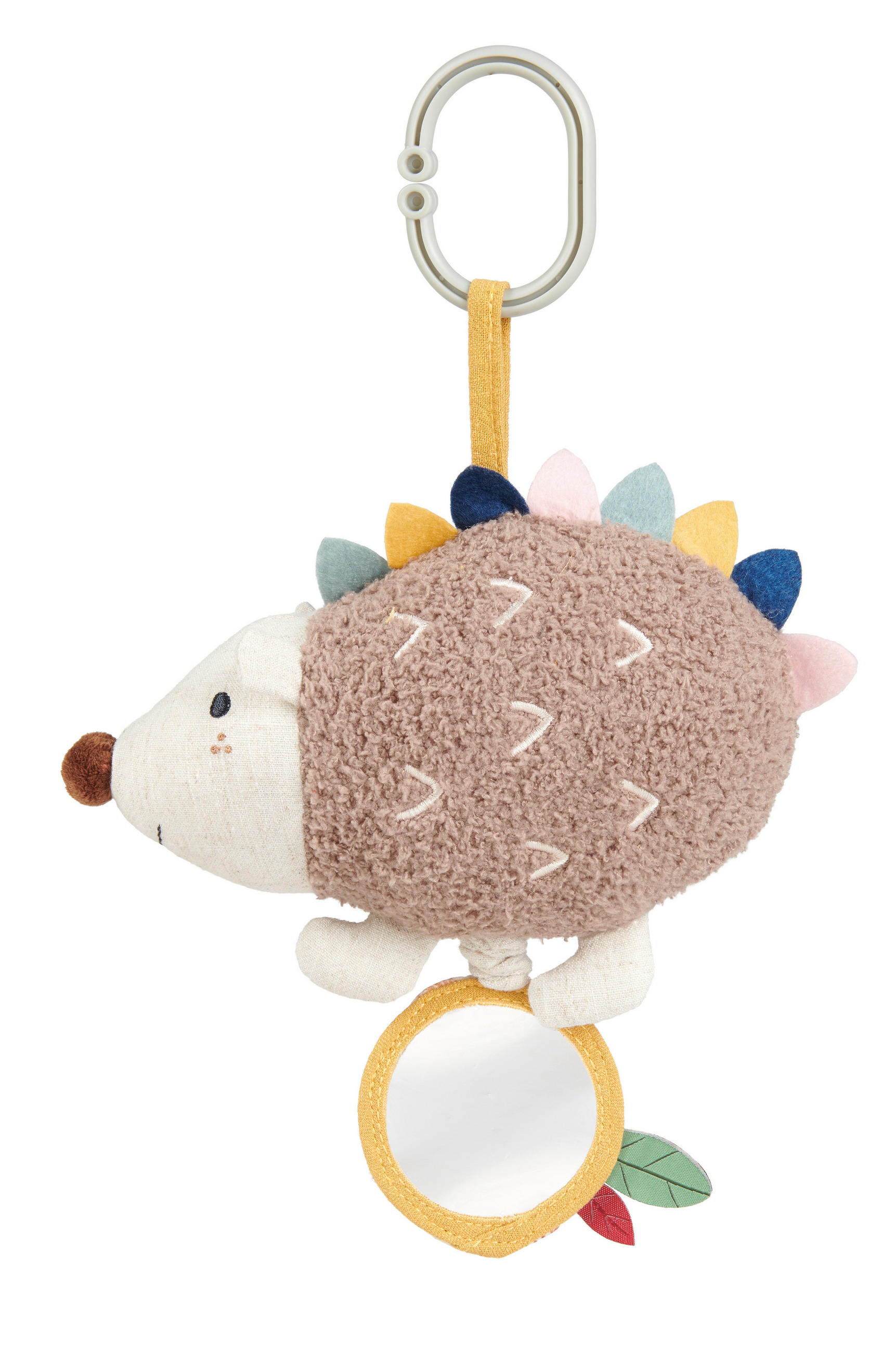 SPIELUHR  - Hellbraun/Beige, Trend, Kunststoff/Textil (21/20/7cm) - Patinio