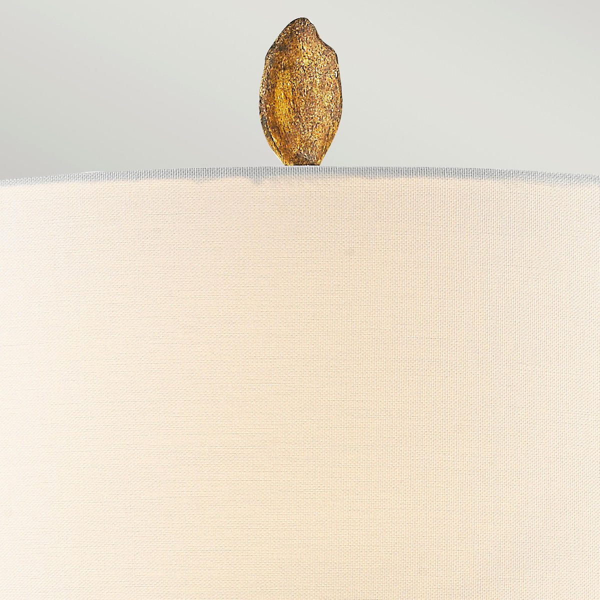 TISCHLEUCHTE - Weiss, Konventionell, Textil/Metall (35.5/66.2cm) - Elstead Lighting