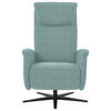 RELAXSESSEL in Textil Salbeigrün  - Salbeigrün/Schwarz, Design, Textil/Metall (77/115/89cm) - Pure Home Comfort