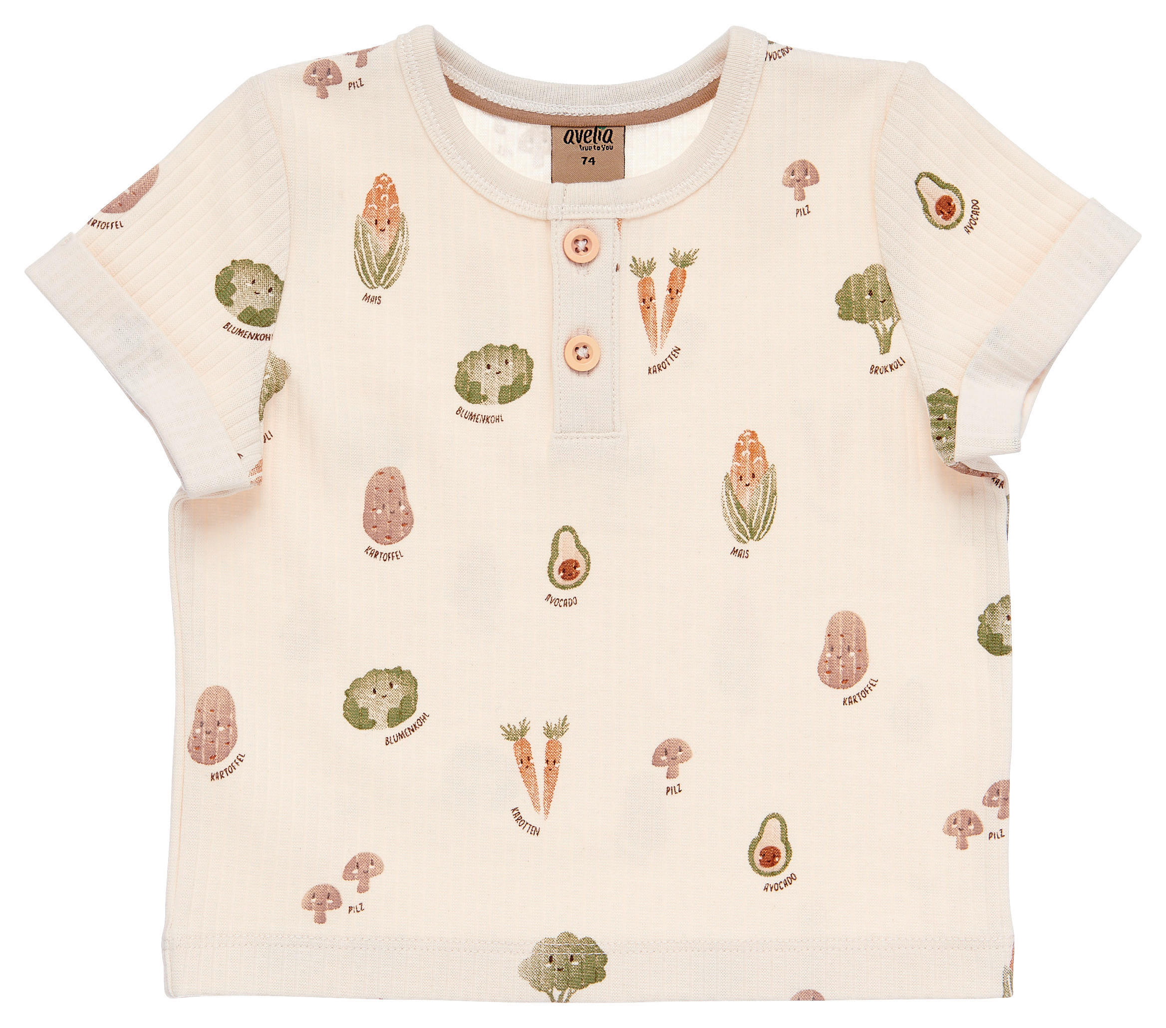 BABYSHIRT - Creme, Basics, Textil (68null) - Avelia