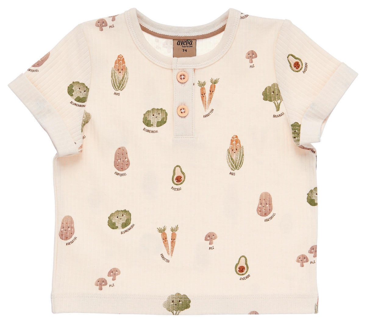 BABYSHIRT - Creme, Basics, Textil (68null) - Avelia