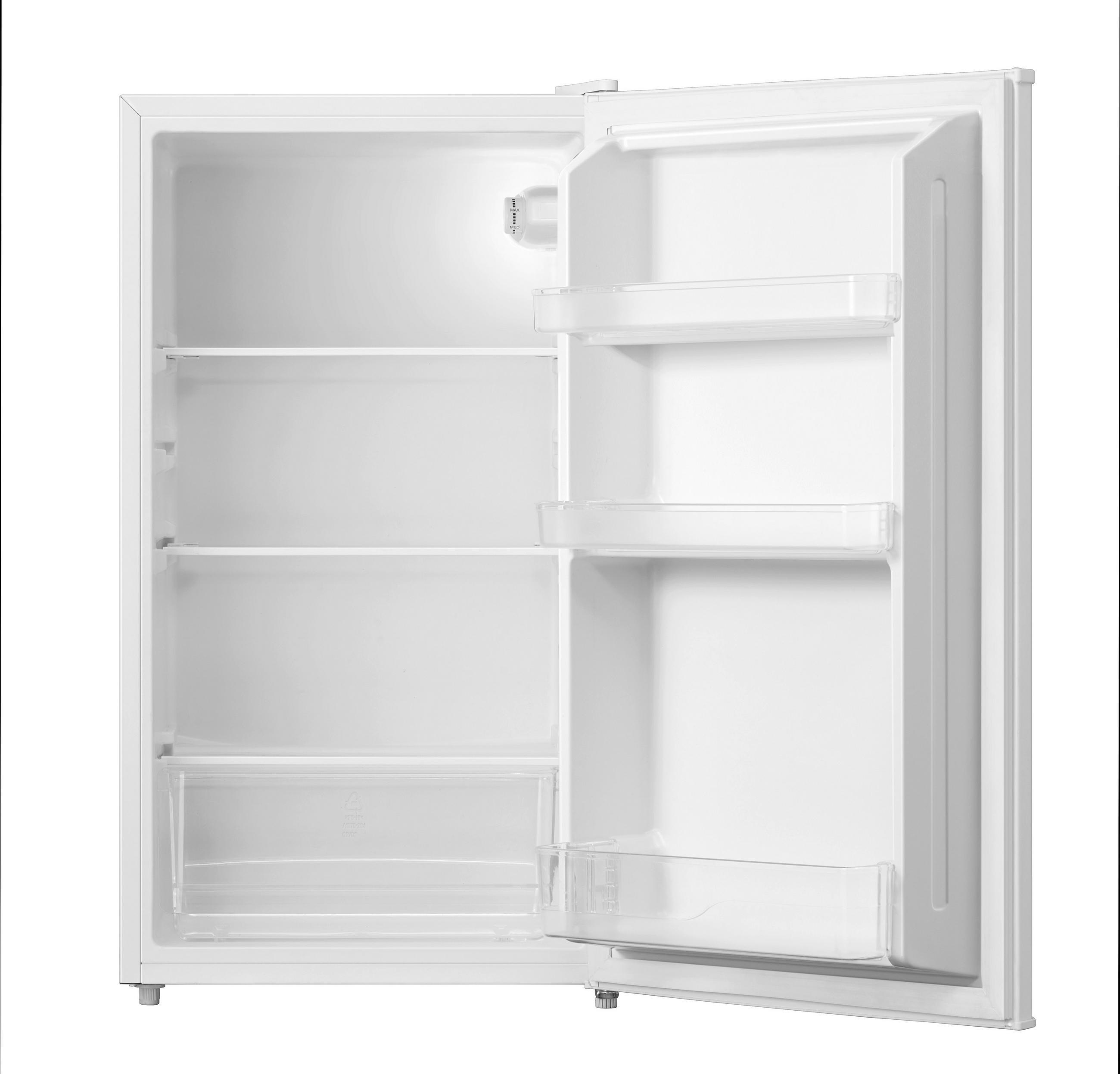 KÜHLSCHRANK 47,2/86,4/44,6 cm  - Weiß, Basics, Glas/Kunststoff (47,2/86,4/44,6cm) - Nabo