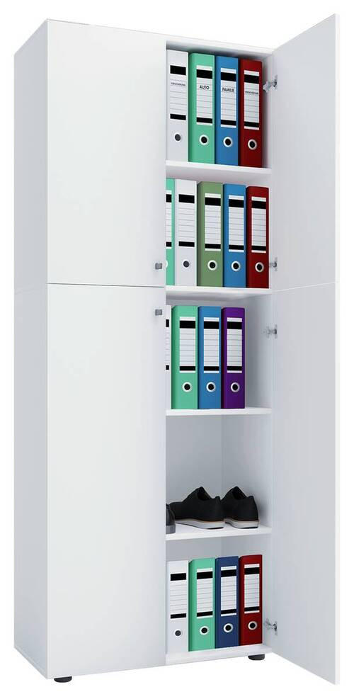 AKTENSCHRANK Weiß  - Weiß, KONVENTIONELL, Holzwerkstoff (70/182/37cm) - MID.YOU
