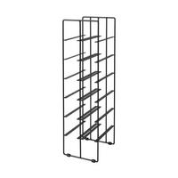 WEINREGAL Schwarz  - Schwarz, Basics, Metall (19/21/66cm) - Blomus