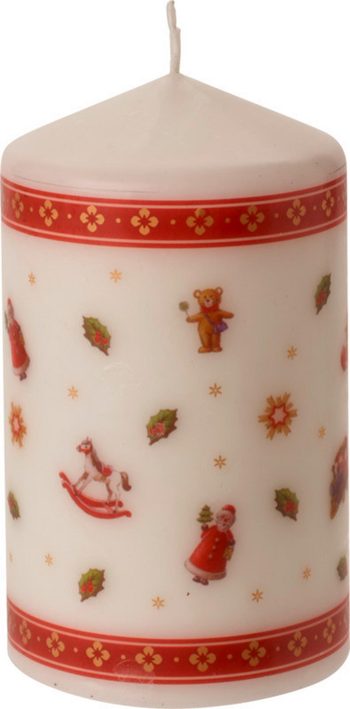 SVEČA - rdeča/krem barve, Basics (7/12cm) - Villeroy & Boch